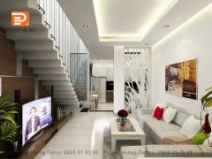 Thiết Kế Nội Thất Phòng Khách Nhà Phố - Q8